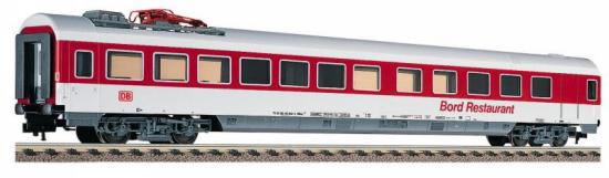 IC/EC long distance Restaurant car in traffic red livery type WRmz1370<br /><a href='images/pictures/Fleischmann/5106.jpg' target='_blank'>Full size image</a>